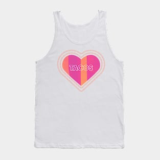 I heart tacos Tank Top